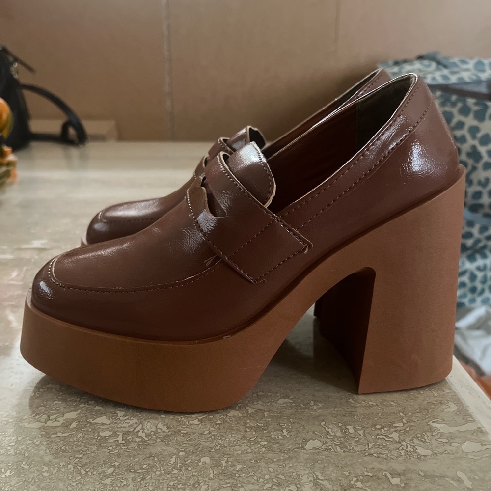 Brand New ASOS platform loafer heel